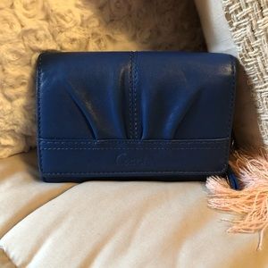 Authentic Royal Blue Coach Wallet